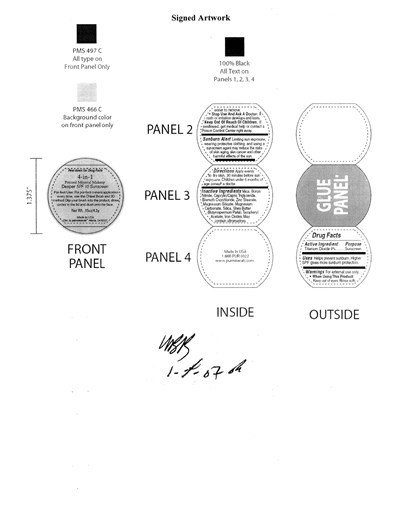 Image Of Label (Purmineral Deeper Spf 15 Label .15 Oz)